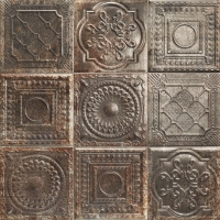 RUSTY NERO20x20 (M220) 8x8 Mainzú Tin Tile