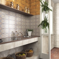 Mainzu catania 15x30cm konyhai hátfal vintage csempe Mainzú Catania 15x30cm  falicsempe