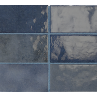 Equipe Artisan Colonial Blue 6,5x20 cm csempe – tengerkék árnyalatokkal, fényes mázas Equipe Artisan Colonial Blue 6,5x20cm csempe