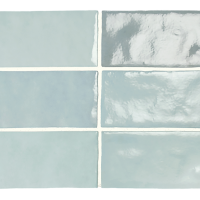 Equipe Artisan Aqua 6,5x20 cm csempe – tengerkék árnyalatokkal, fényes mázas Equipe Equipe Artisan – prémium fényes csempe komplett rendszerrel