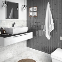 Metro_DarkGrey_Bathroom Equipe Metró