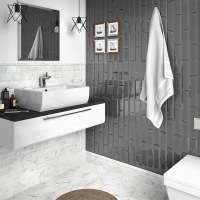 Metro_DarkGrey_Bathroom Equipe Metro