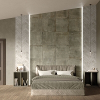 AMB_CONCRETE_OLIVE_GREY_FOREST_NUT_BEDROOM MGM Element padlólap