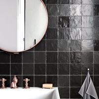 Mallorca 100x100 Black Bathroom Equipe  Mallorca