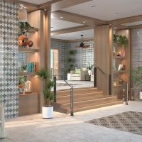 Mainzu esenzia előszoba,nappali fali csempe vintage stílus Mainzú Esenzia 15x30cm fali csempe