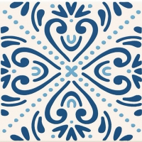   Kék és fehér dekor csempe