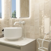 Mainzu cinque terre cream 10x30cm fürdőszobai csempe,rusztikus stílus Mainzu Cinque Terre 10x30cm csempe 